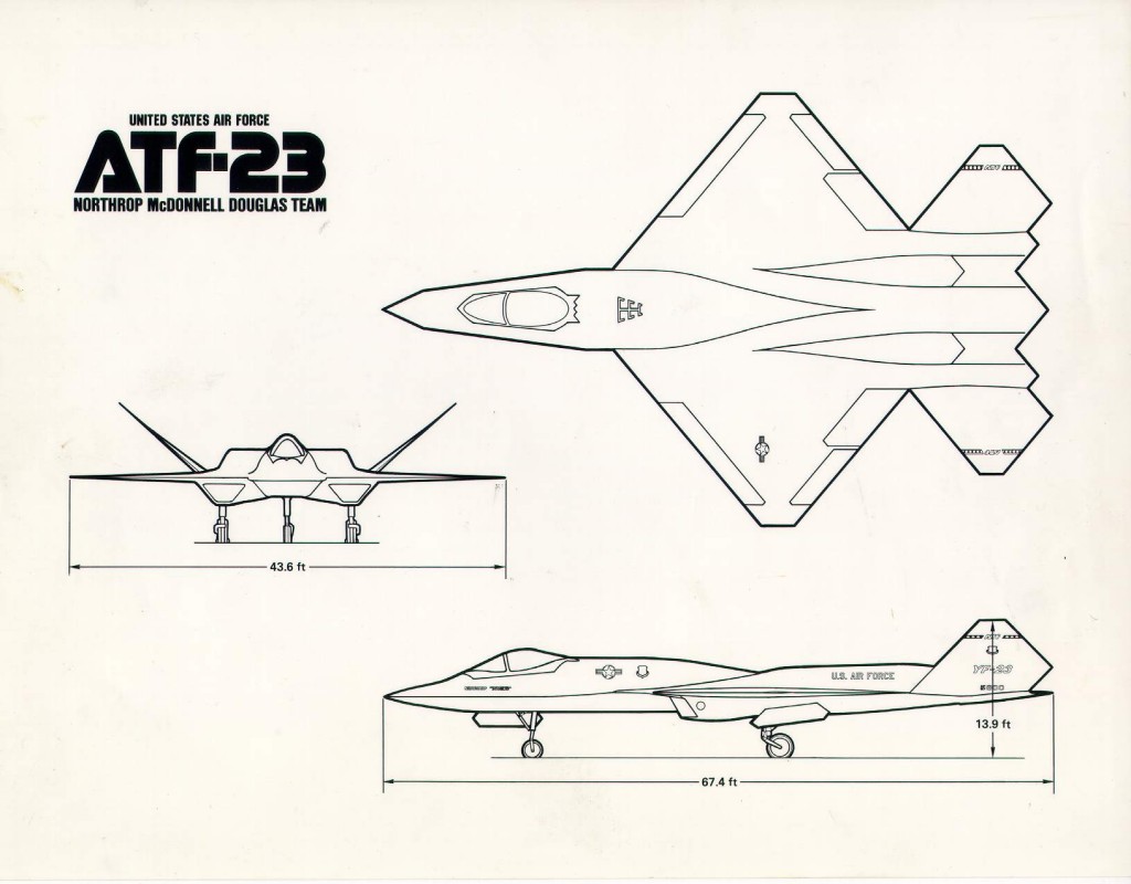 Yf 23 чертеж